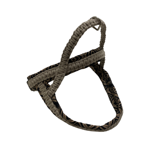 "The Mac". Macrame Harness - Walnut